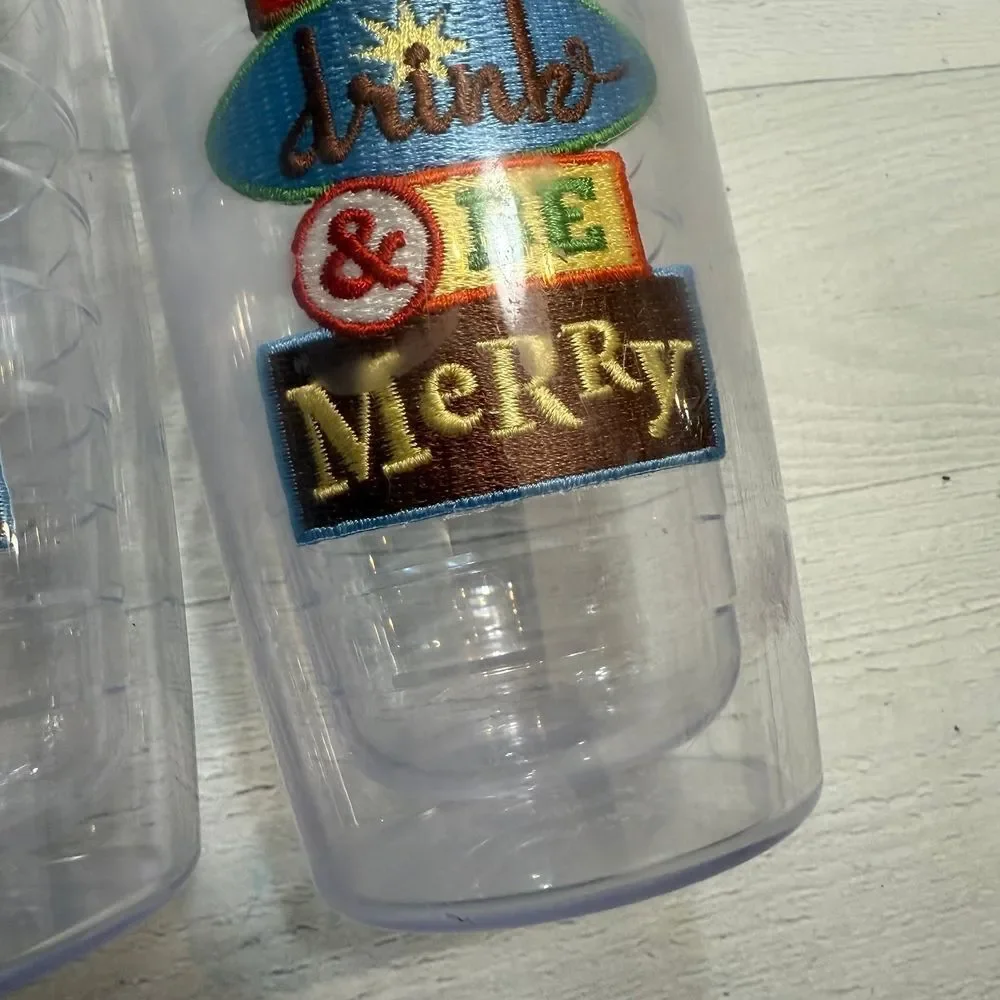 Tervis eat drink and‎ be merry double walled insulated tumblers 16oz